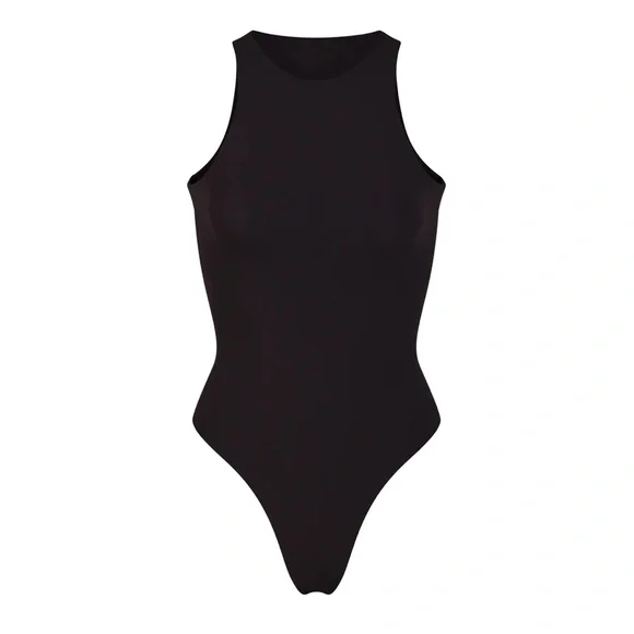 SOLD OUT SKIMS High Neck Bodysuit, Onyx - Picture 5 of 8